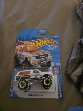 Chevy Blazer 4x4 Toy Truck - White & Orange
